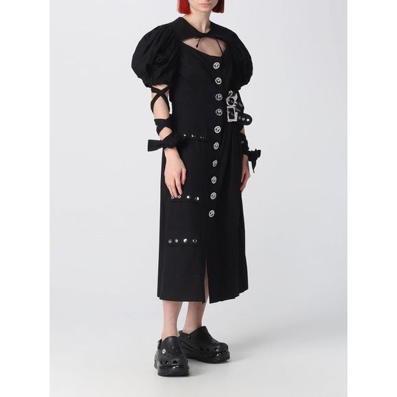 Chopova Lowena Dress Woman Black - Picture 2 of 5